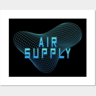 Geometric Line Air Supply Posters and Art